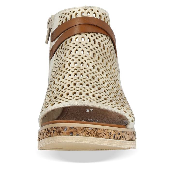 Remonte Artikelnummer D3075-60 remonte Damen Keilsandaletten cremebeige Online