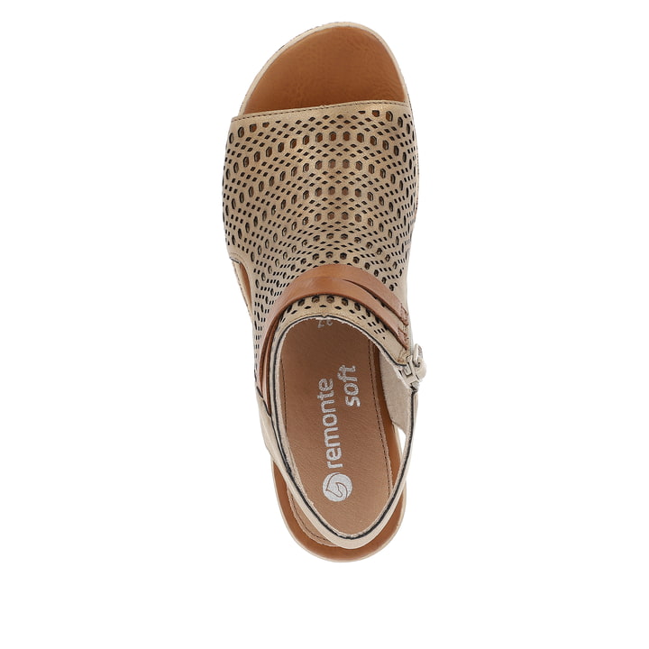 Remonte Artikelnummer D3075-90 remonte Damen Keilsandaletten bronze Auslauf