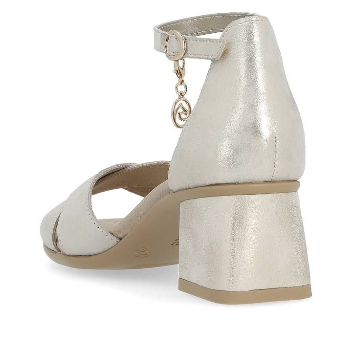 Remonte Artikelnummer D1K50-90 remonte Damen Riemchensandaletten gold-metallic Schlussverkauf