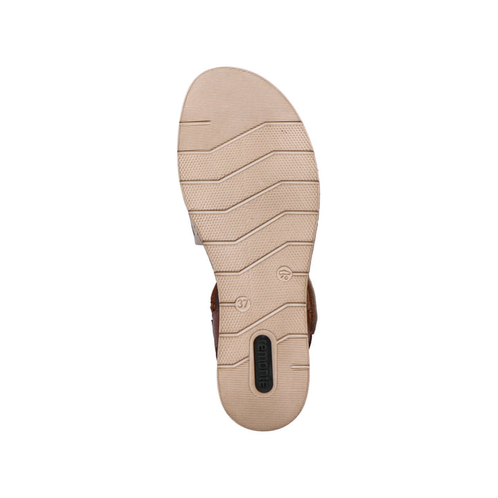 Remonte Artikelnummer D3064-24 remonte Damen Keilsandaletten nussbraun-cremeweiß Online Shopping