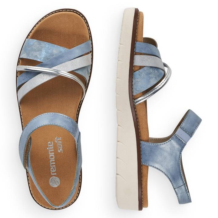 Remonte Artikelnummer D2058-12 remonte Damen Riemchensandalen himmelblau Black Friday