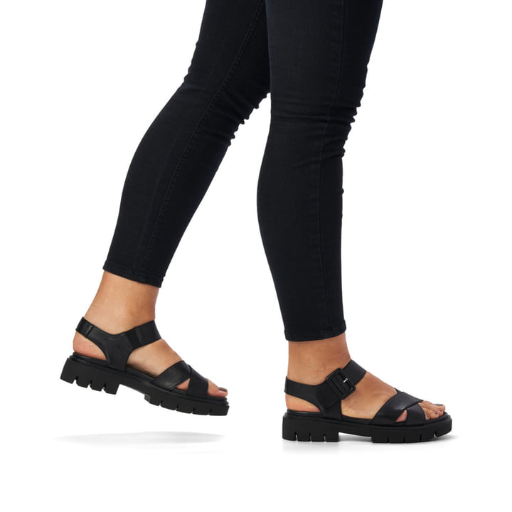 Remonte Artikelnummer D7950-00 remonte Damen Riemchensandalen mattschwarz Cyber Monday