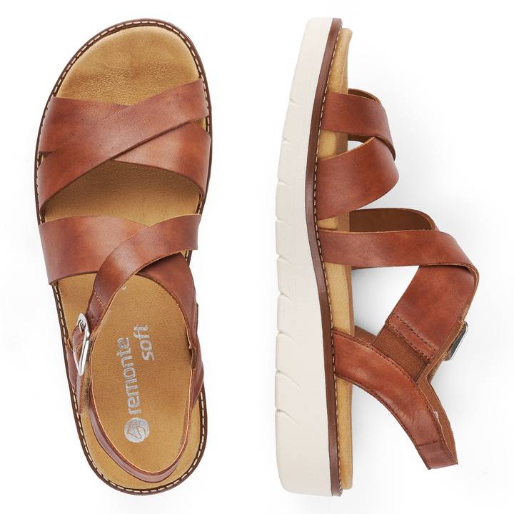 Remonte Artikelnummer D2060-24 remonte Damen Riemchensandalen schokobraun Osterangebot