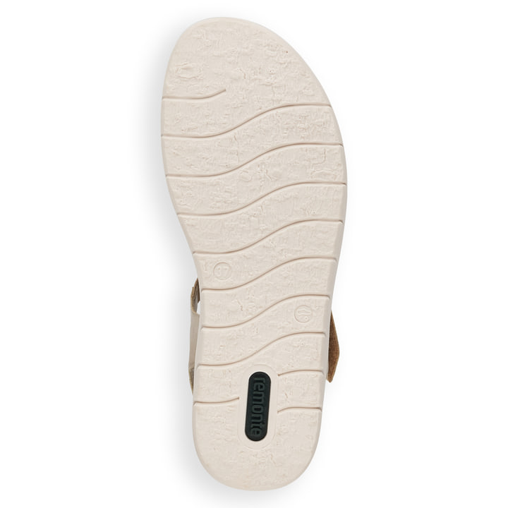 Remonte Artikelnummer D2058-90 remonte Damen Riemchensandalen hellbeige-metallic Muttertagsangebot