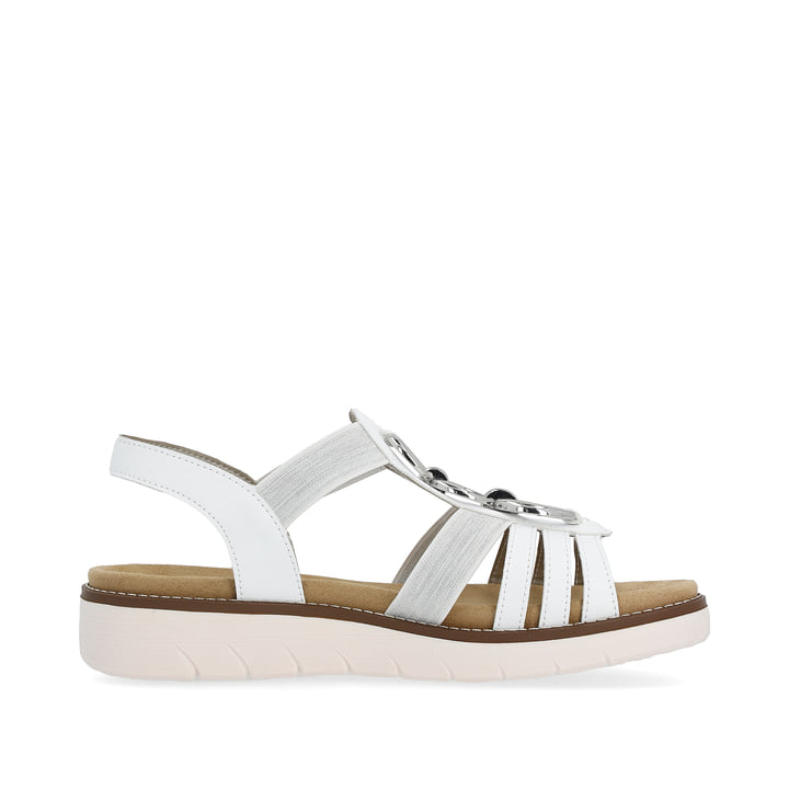 Remonte Artikelnummer D2073-80 remonte Damen Riemchensandalen edelweiß-silber Jubiläumsangebot