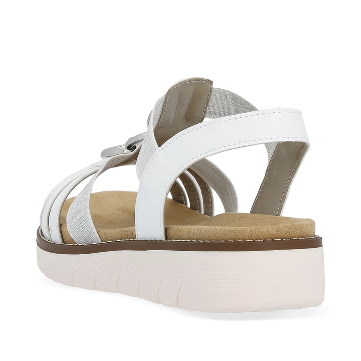 Remonte Artikelnummer D2073-80 remonte Damen Riemchensandalen edelweiß-silber Jubiläumsangebot