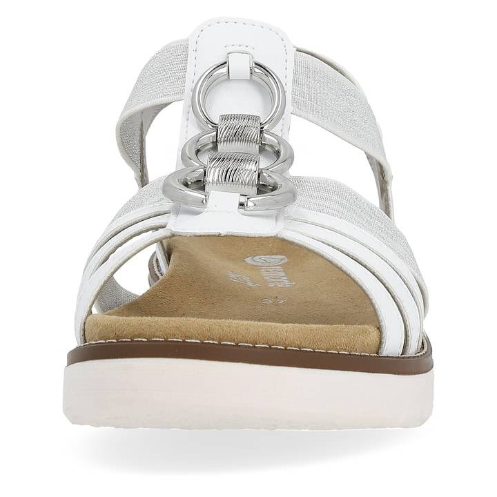 Remonte Artikelnummer D2073-80 remonte Damen Riemchensandalen edelweiß-silber Jubiläumsangebot