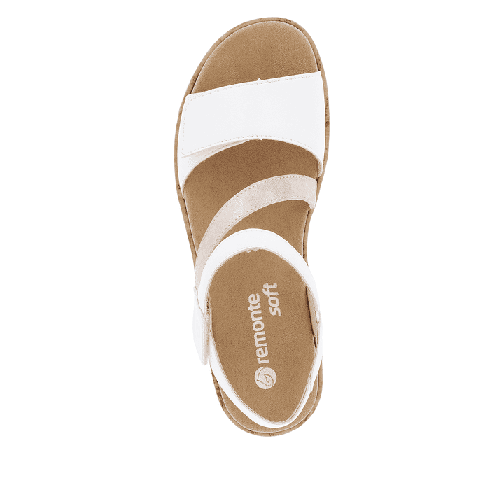 Remonte Artikelnummer R6860-80 remonte Damen Riemchensandalen sternenweiß-metallicrosé Heißer Verkauf