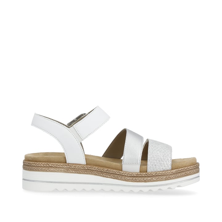 Remonte Artikelnummer D0Q55-90 remonte Damen Riemchensandalen silber-perlweiß Top Angebot