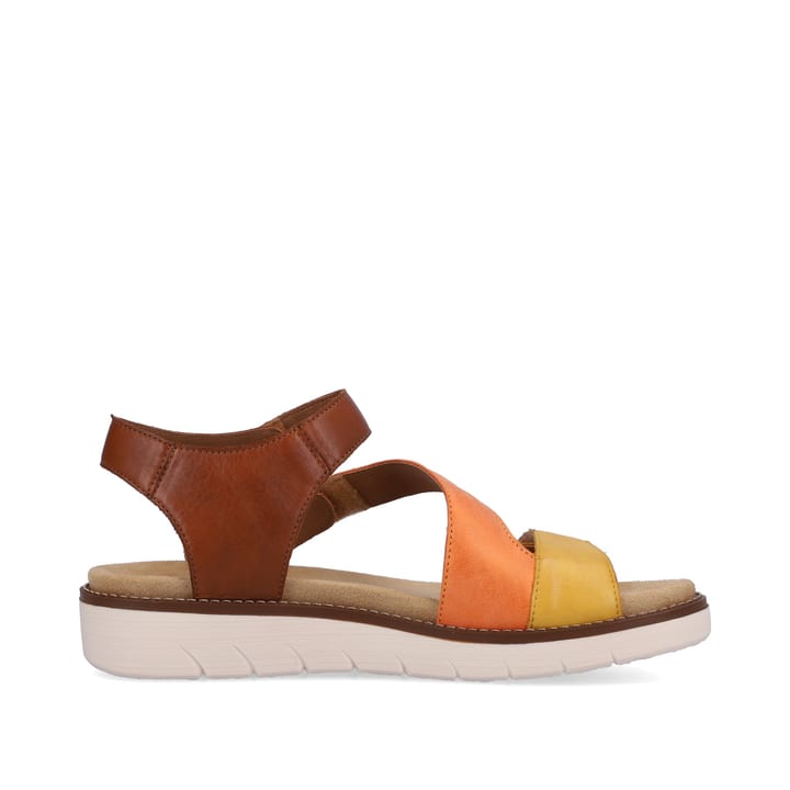 Remonte Artikelnummer D2050-25 remonte Damen Riemchensandalen braun-orange-gelb Neueste Mode