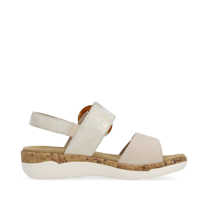 Remonte Artikelnummer R6853-61 remonte Damen Riemchensandalen lehmbeige-altweiß Online Outlet