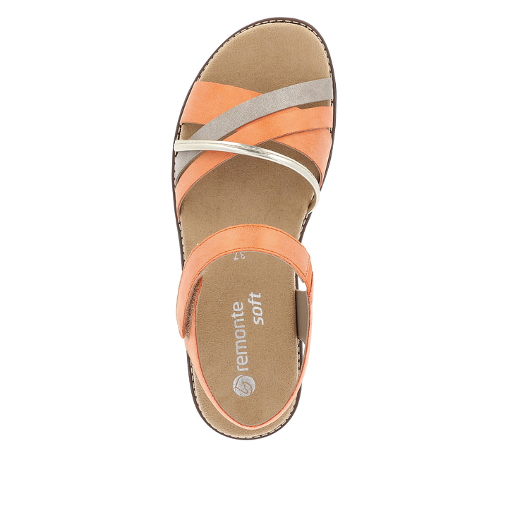 Remonte Artikelnummer D2058-38 remonte Damen Riemchensandalen glutorange Blitzangebot