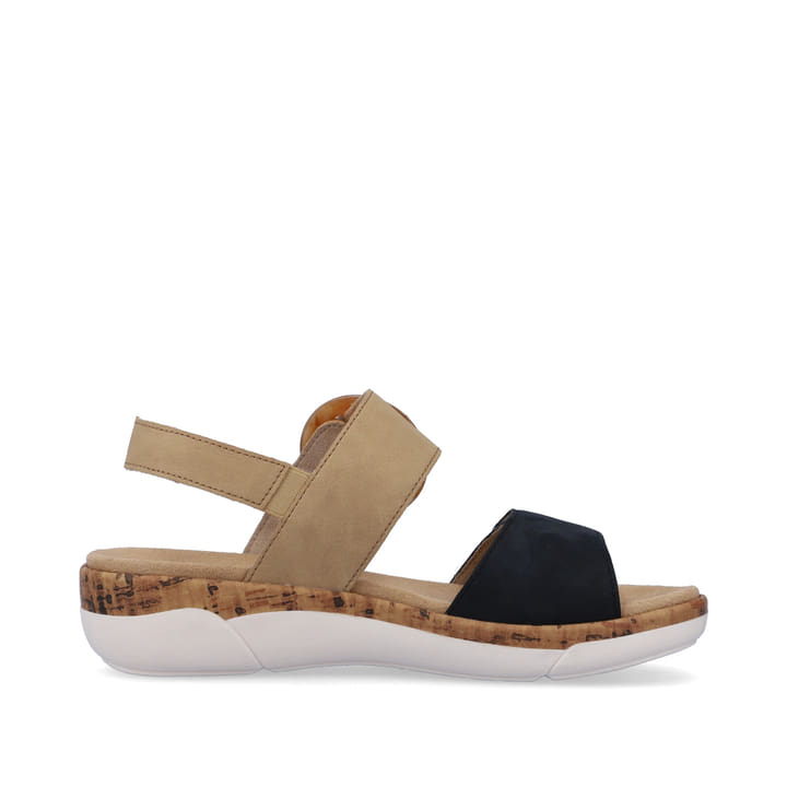 Remonte Artikelnummer R6853-60 remonte Damen Riemchensandalen sandbeige-stahlblau Bestseller