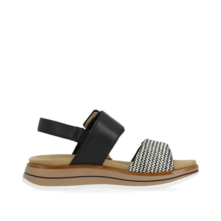 Remonte Artikelnummer D1J53-02 remonte Damen Riemchensandalen tiefschwarz-gestreift Saisonale Angebote