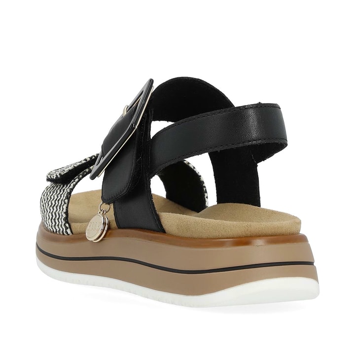 Remonte Artikelnummer D1J53-02 remonte Damen Riemchensandalen tiefschwarz-gestreift Saisonale Angebote