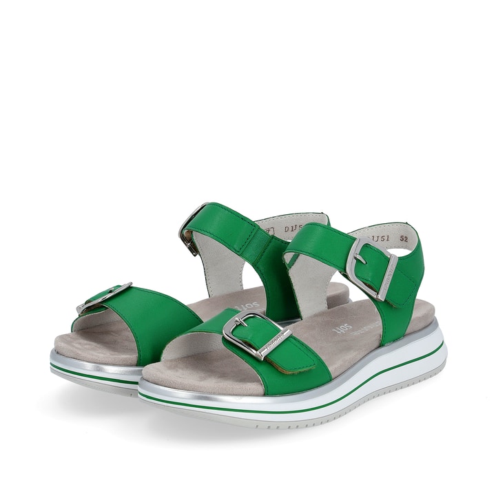 Remonte Artikelnummer D1J51-52 remonte Damen Riemchensandalen smaragdgrün Kauf eins, bekomm eins gratis