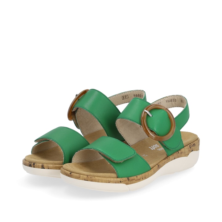 Remonte Artikelnummer R6853-53 remonte Damen Riemchensandalen smaragdgrün Tiefpreis