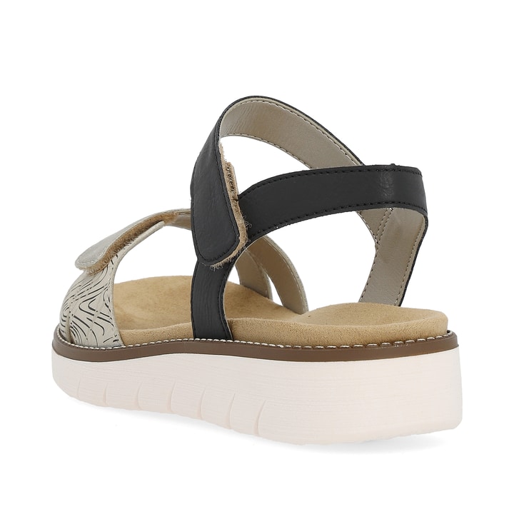 Remonte Artikelnummer D2049-63 remonte Damen Riemchensandalen sandbeige-tiefschwarz Wochenangebot