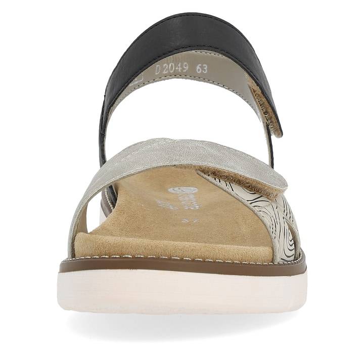 Remonte Artikelnummer D2049-63 remonte Damen Riemchensandalen sandbeige-tiefschwarz Wochenangebot