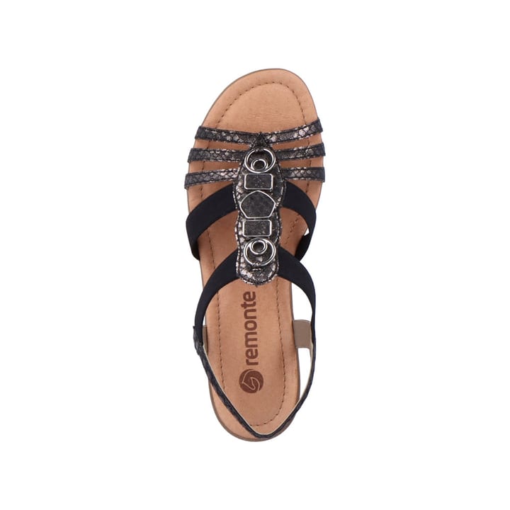 Remonte Artikelnummer R3654-01 remonte Damen Riemchensandalen asphaltschwarz Letzte 3 Tage