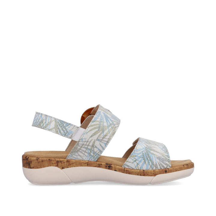 Remonte Artikelnummer R6853-92 remonte Damen Riemchensandalen cremeweiß-eisblau Letzter Tag