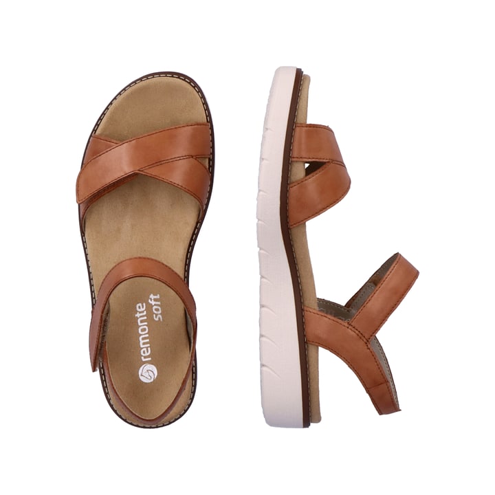 Remonte Artikelnummer D2049-22 remonte Damen Riemchensandalen karamellbraun Zeitbegrenzte Promotion