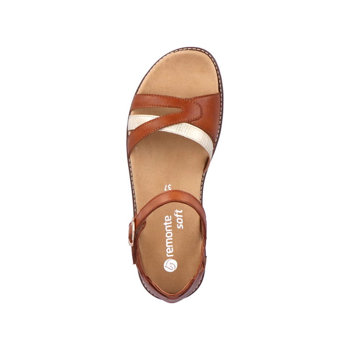 Remonte Artikelnummer D2046-24 remonte Damen Riemchensandalen karamellbraun Bis zu 50% Rabatt