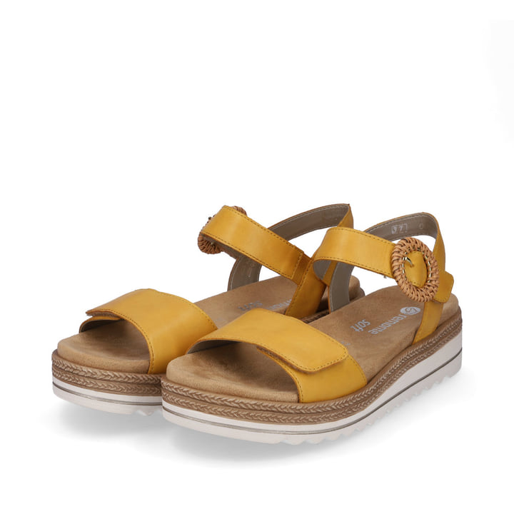 Remonte Artikelnummer D0Q52-68 remonte Damen Riemchensandalen honiggelb Bis zu 65% Rabatt