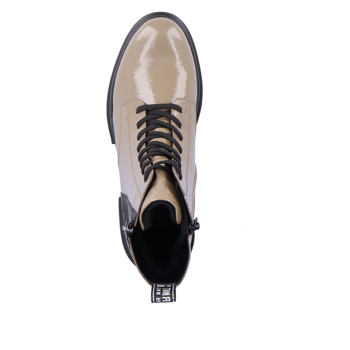 Remonte Artikelnummer D8975-20 remonte Damen Schnürstiefel sandbeige-schwarz Vierteljährliche Förderung