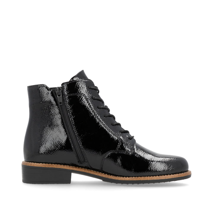 Remonte Artikelnummer D0F79-00 remonte Damen Kurzstiefel glanzschwarz Nur noch ein Tag übrig