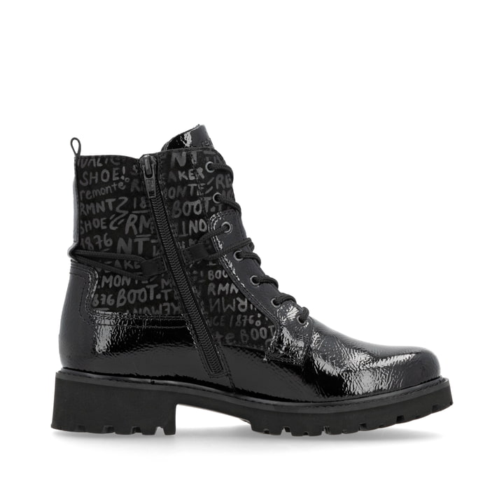 Remonte Artikelnummer D8659-03 remonte Damen Kurzstiefel lackschwarz Super Rabatt