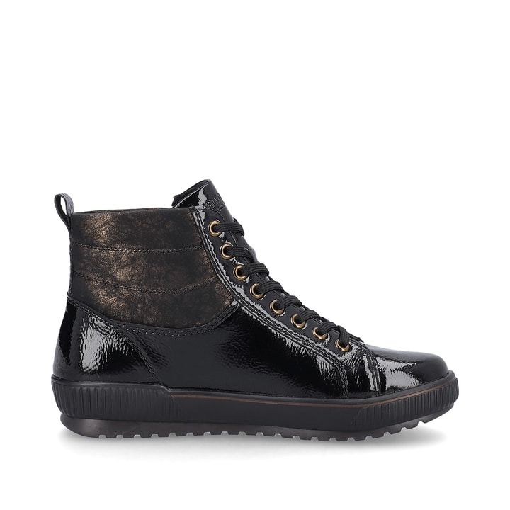 Remonte Artikelnummer D0775-01 remonte Damen Schnürschuhe schwarz-metallic Riesige Rabatte