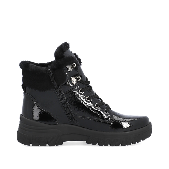 Remonte Artikelnummer D0E71-02 remonte Damen Schnürstiefel mitternachtsschwarz 50% Rabatt mit kostenlosem Versand