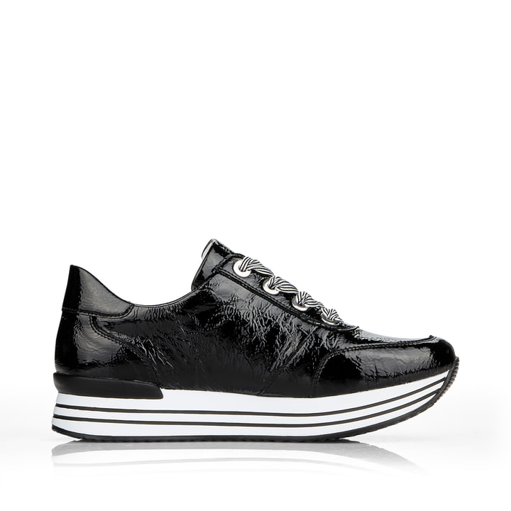 Remonte Artikelnummer D1302-02 remonte Damen Sneaker glanzschwarz Clearance-Verkauf