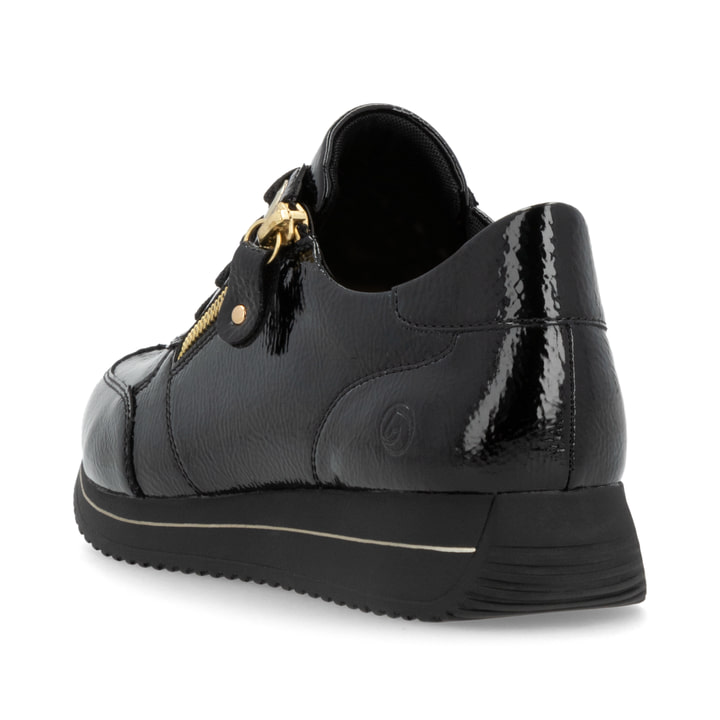 Remonte Artikelnummer D0H11-00 remonte Damen Sneaker glanzschwarz Fabrikladen
