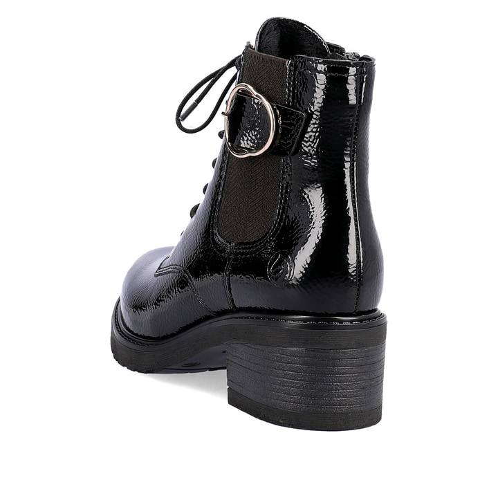 Remonte Artikelnummer D1A72-01 remonte Damen Kurzstiefel glanzschwarz Black Friday Preise