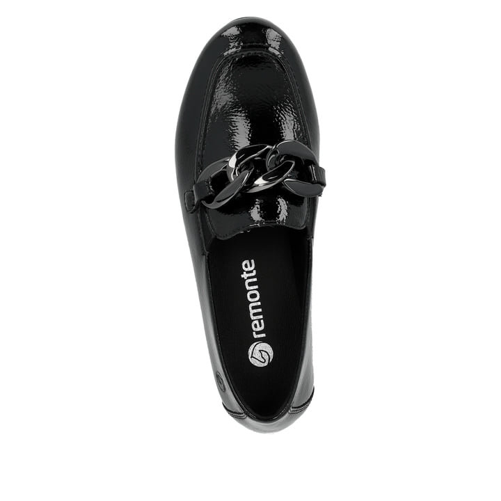 Remonte Artikelnummer D0K00-01 remonte Damen Loafers glanzschwarz Im Verkauf