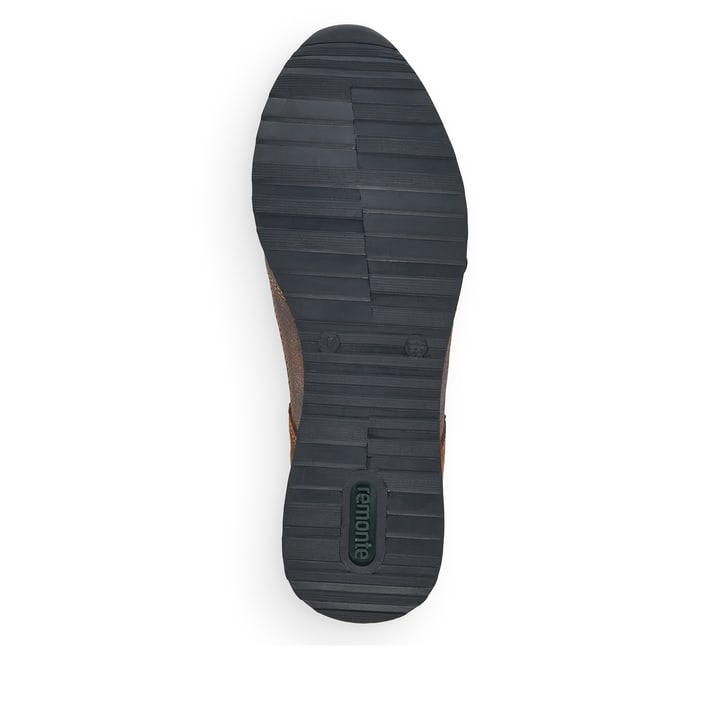 Remonte Artikelnummer R2529-25 remonte Damen Slipper nougatbraun-gold 50% Rabatt für begrenzte Zeit