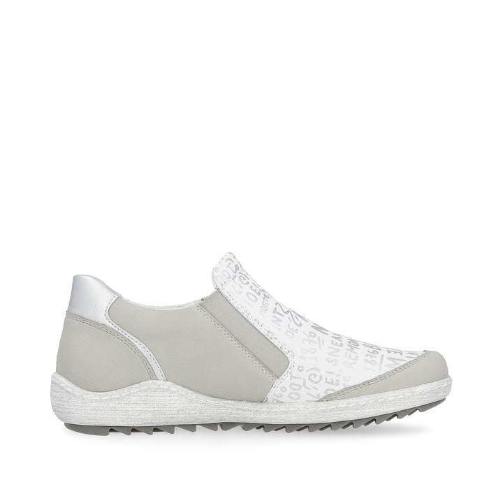 Remonte Artikelnummer R1428-80 remonte Damen Slipper silberweiß-asphaltgrau Outlet