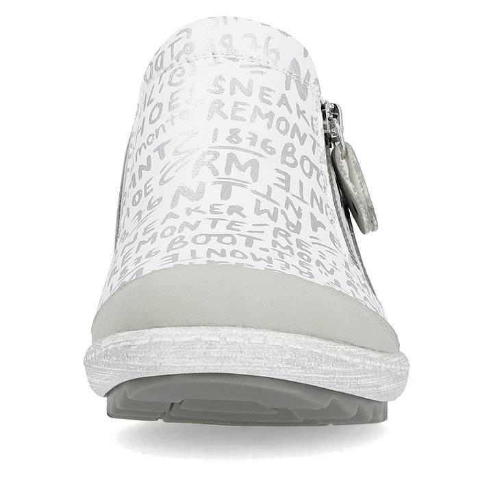 Remonte Artikelnummer R1428-80 remonte Damen Slipper silberweiß-asphaltgrau Outlet