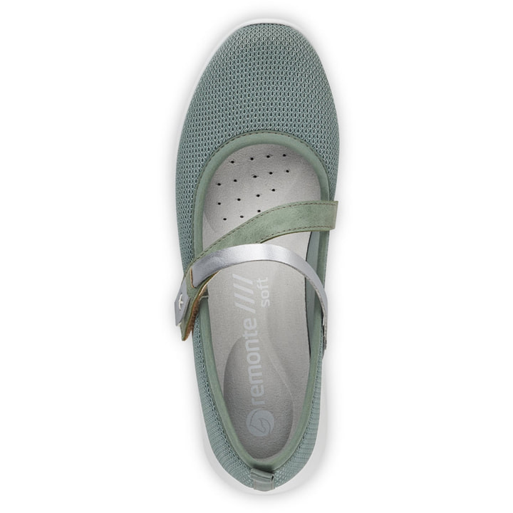 Remonte Artikelnummer R7104-52 remonte Damen Ballerinas grüngrau im Angebot