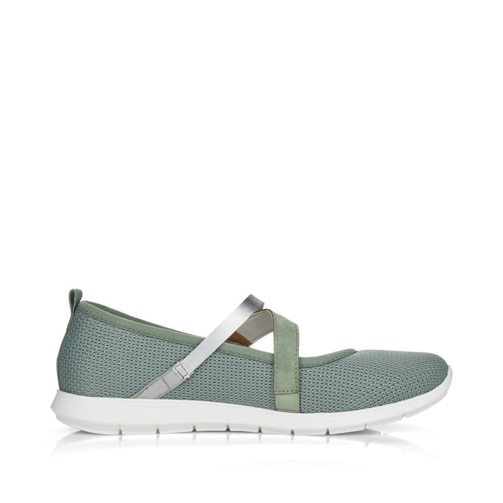 Remonte Artikelnummer R7104-52 remonte Damen Ballerinas grüngrau im Angebot