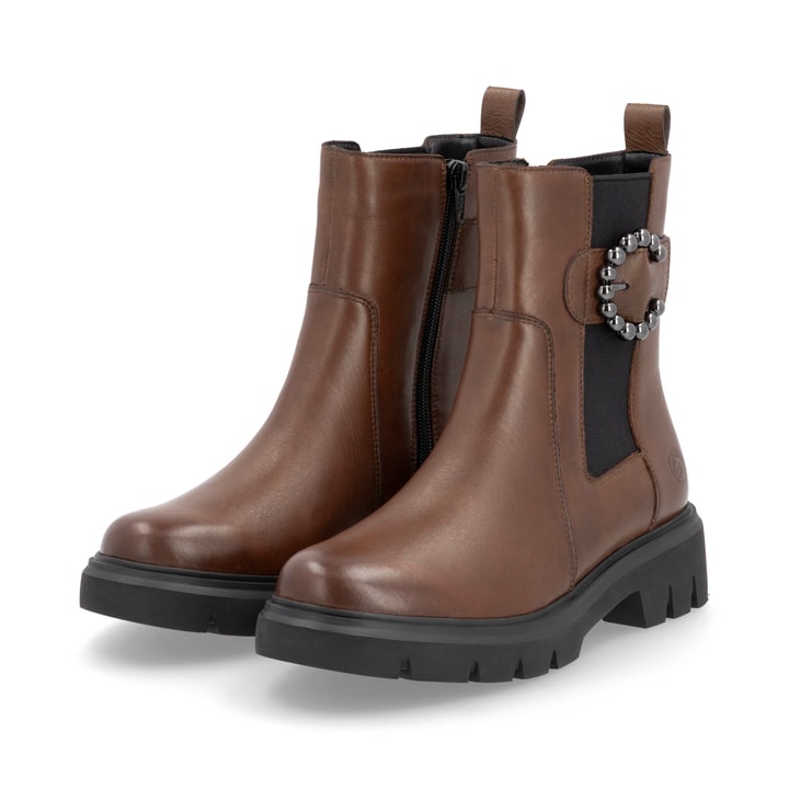 Remonte Artikelnummer D1W74-22 remonte Damen Chelsea Boots haselnussbraun Fabrik Onlineshop