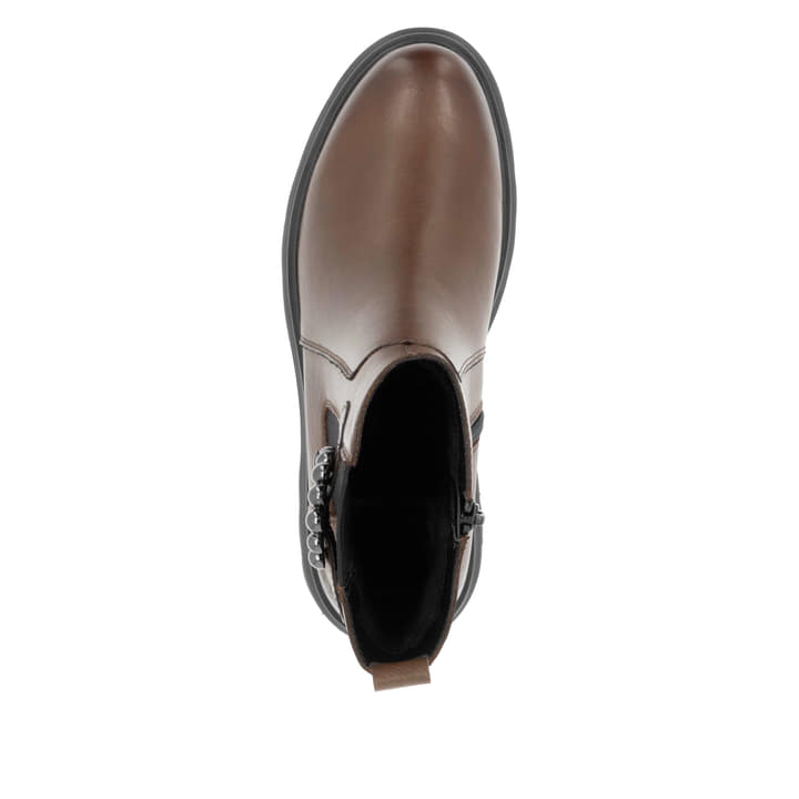 Remonte Artikelnummer D1W74-22 remonte Damen Chelsea Boots haselnussbraun Fabrik Onlineshop
