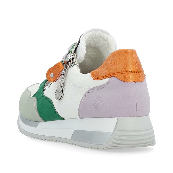 Remonte Artikelnummer D0H01-83 remonte Damen Sneaker weiß-grün-orange Valentinstagsangebot