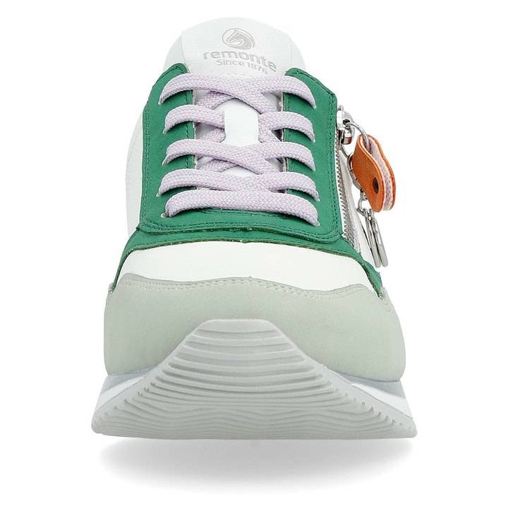 Remonte Artikelnummer D0H01-83 remonte Damen Sneaker weiß-grün-orange Valentinstagsangebot
