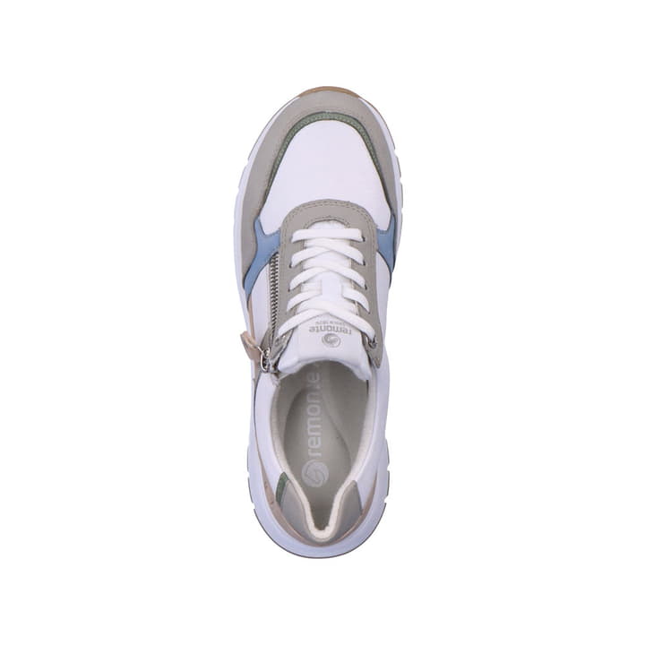 Remonte Artikelnummer D0G02-80 remonte Damen Sneaker reinweiß-altrosa-eisblau Große Rabatte