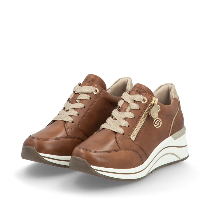Remonte Artikelnummer D0T03-24 remonte Damen Sneaker karamellbraun Super Sparpreis