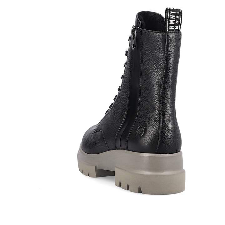 Remonte Artikelnummer D8975-03 remonte Damen Schnürstiefel asphaltschwarz Super Rabatt