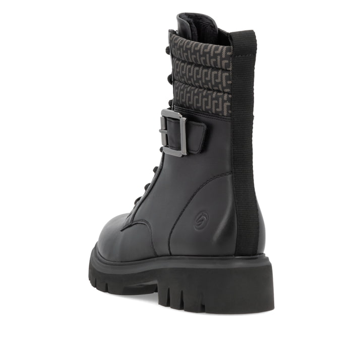 Remonte Artikelnummer D1W71-03 remonte Damen Schnürstiefel tiefschwarz Clearance-Verkauf